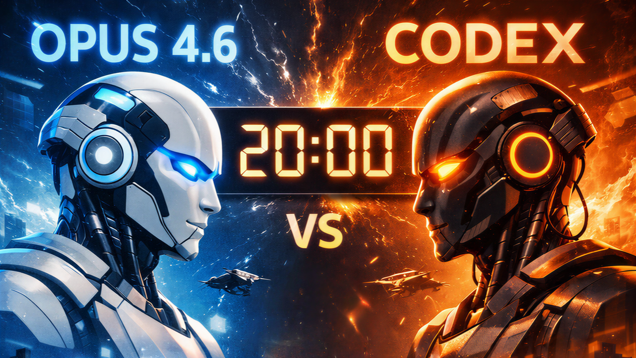 Opus 4.6과 Codex, 20분 간격의 모델 전쟁