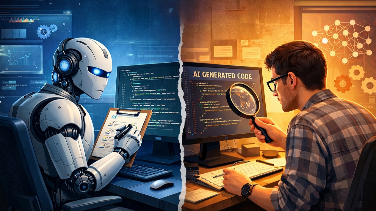 인간의 코드를 리뷰하는 AI, AI의 코드를 리뷰하는 인간
